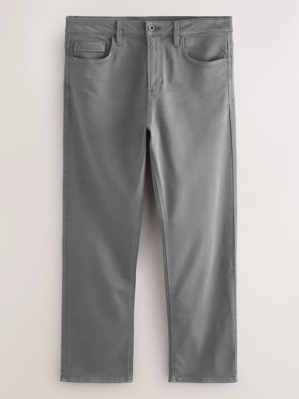Best Next Gris anthracite - - Jeans stretch de confort Ajustement droit