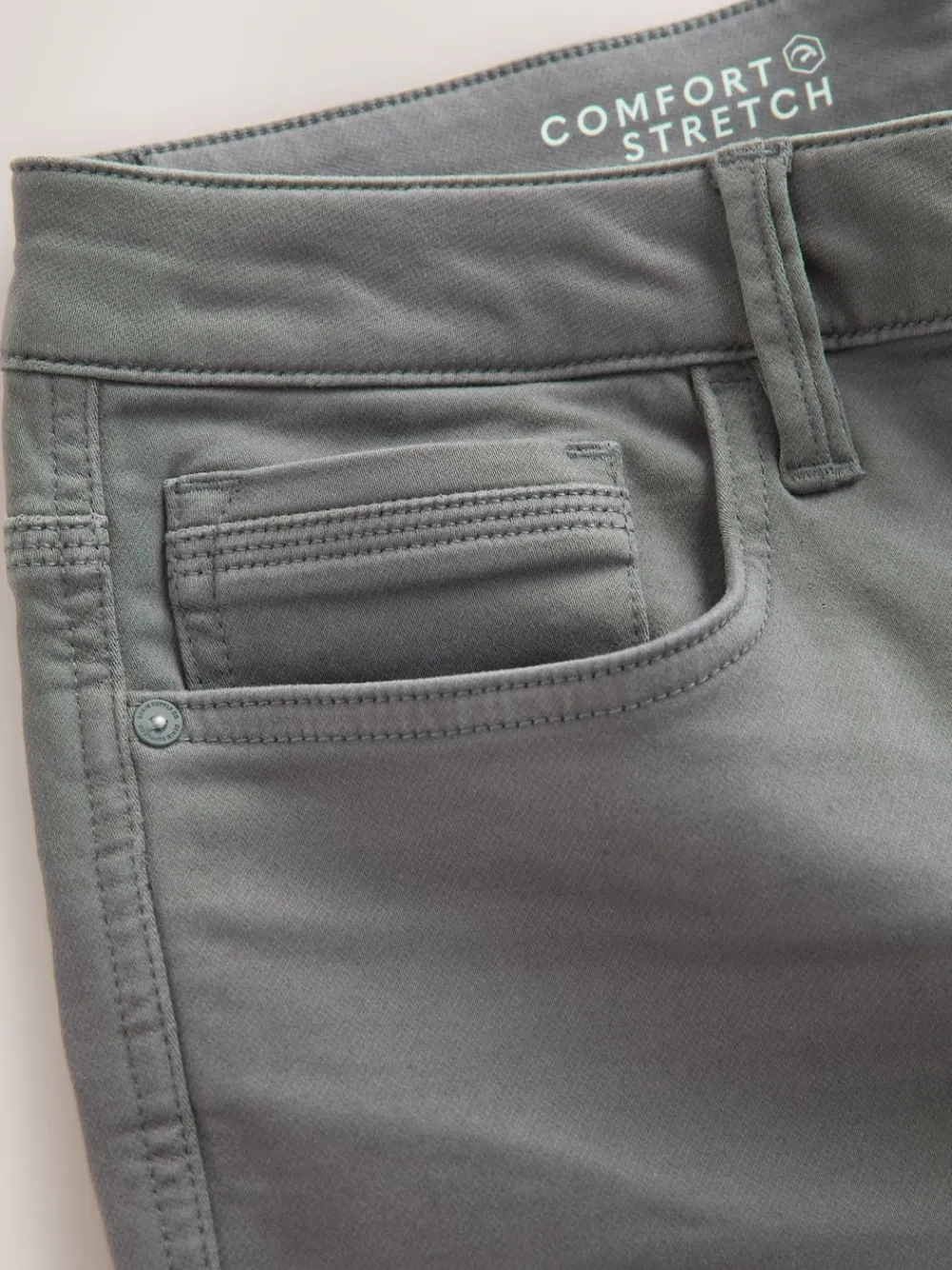 Best Next Gris anthracite - - Jeans stretch de confort Ajustement droit