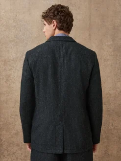 Best Next Gris de charbon de bois - Veste de Costume décontractée en laine Blend