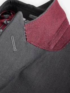 Best Next Gris de charbon de bois - - Veste de costume à deux boutons Ajustement régulier