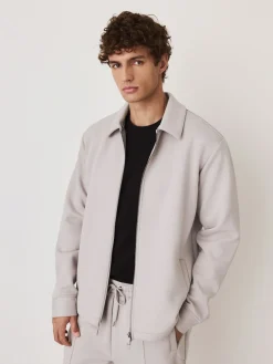 Discount Next Gris glace - N. Premium Veste-chemise zippée en néoprène doux au toucher