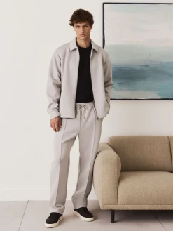 Discount Next Gris glace - N. Premium Veste-chemise zippée en néoprène doux au toucher