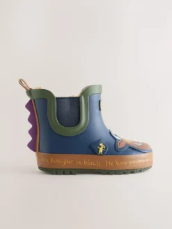 Best Next Gruffalo bleu marine - Bottines en caoutchouc avec doublure chaude