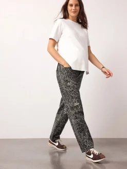 Best Next Imprimé animal - Jean de grossesse Barrel Denim