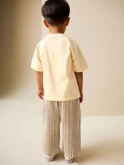Best Next Jaune sunshine - Ensemble t-shirt à manches courtes et jogging léger (3mois-7ans)