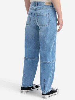 Abercrombie & Fitch Jean Barrel taille haute| Jean
