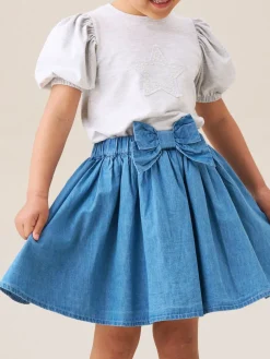 Angel & Rocket Jupe Annie en Denim| Shorts Et Jupes