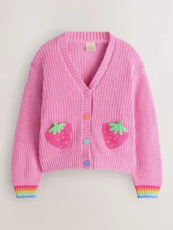 Best Little Bird by Jools Oliver Cardigan en maille à col en V et fraise