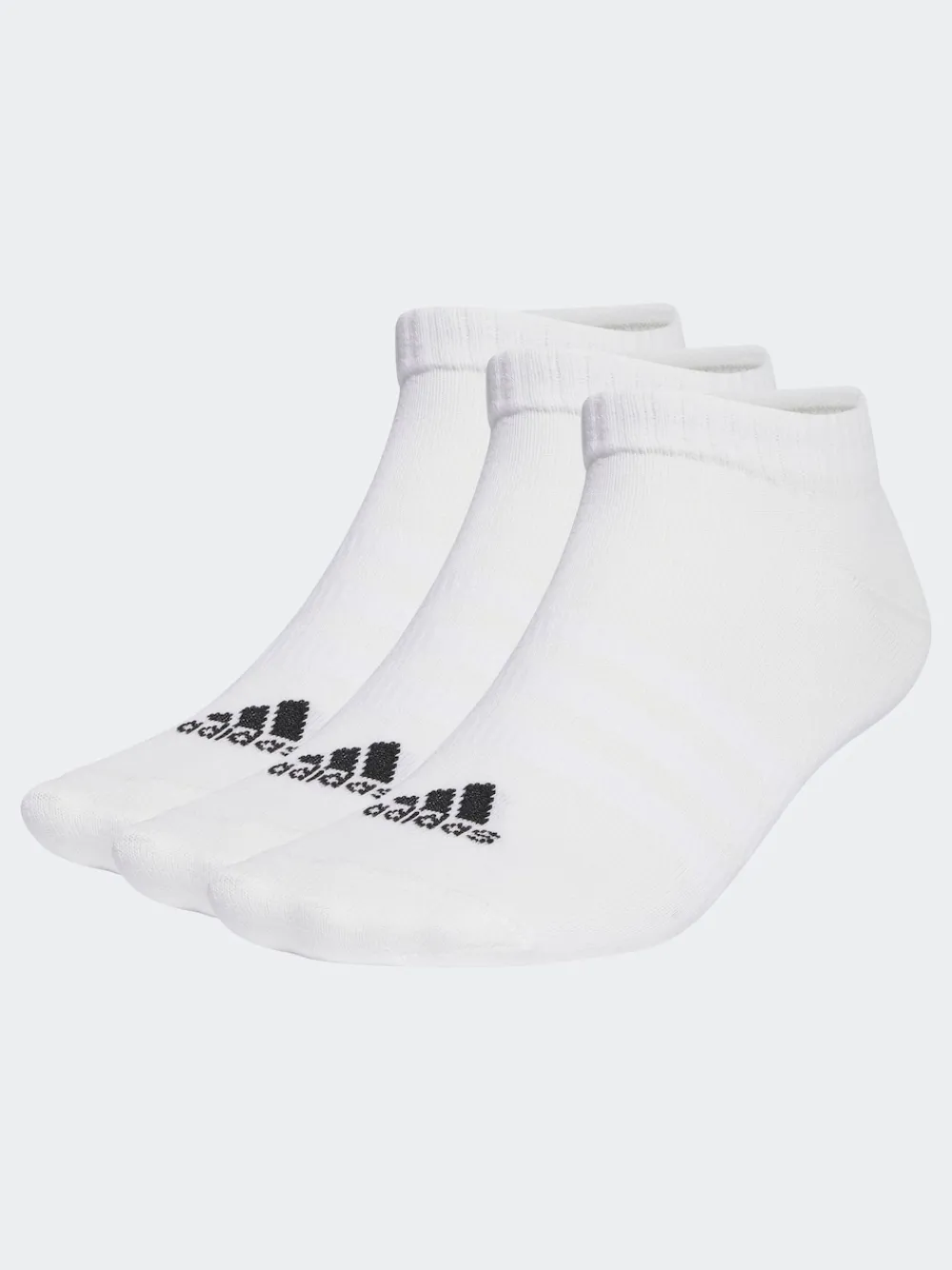 adidas Lot de 3 paires de chaussettes basses vêtements de sport fins et légers|Homme Chaussettes|Chaussettes