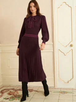Discount Love & Roses Robe mi-longue en tricot