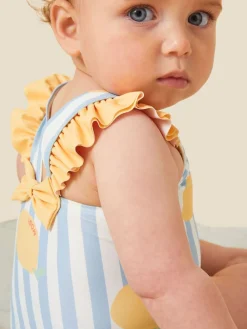 Mori Maillot de bain à rayures| Maillots De Bain|Maillots De Bain