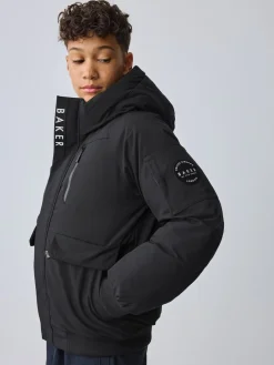 Sale Baker by Ted Baker Manteau bomber rembourré résistant à la douche noir