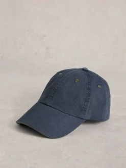 White Stuff marine - Casquette de baseball 100% coton|Femme Chapeaux, Gants Et Écharpes