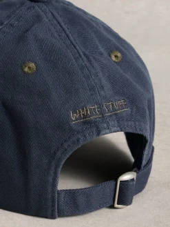 White Stuff marine - Casquette de baseball 100% coton|Femme Chapeaux, Gants Et Écharpes
