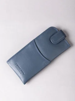 Best Lakeland Leather - Etui à lunettes marine