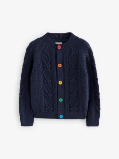 Best Little Bird by Jools Oliver marine - Cardigan en Coton Torsade