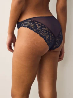 Next - Lot de culottes en dentelle Ultimate Comfort 2 marine
