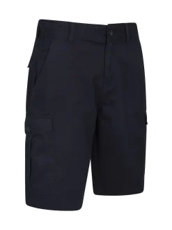 Online Mountain Warehouse - Mens Lakeside 100% Cotton Cargo Shorts marine