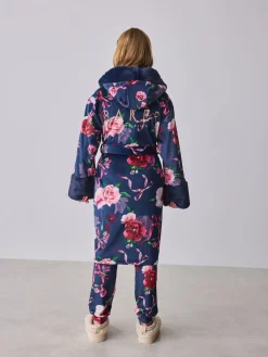 Baker by Ted Baker marine - Peignoir à imprimé fleuri| Peignoirs