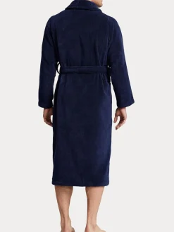 Polo Ralph Lauren marine - Peignoir à col châle