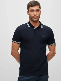 BOSS - Polo Regular Fit Paddy à col à pointe|Homme Polos