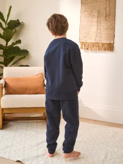 Hot Next - Pyjama simple en laine polaire (3-16yrs) marine