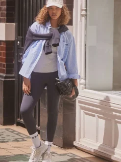 Clearance self. - soi-même. Legging taille haute marine