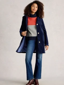 White Stuff - Manteau Karla en velours|Femme Manteaux Et Vestes