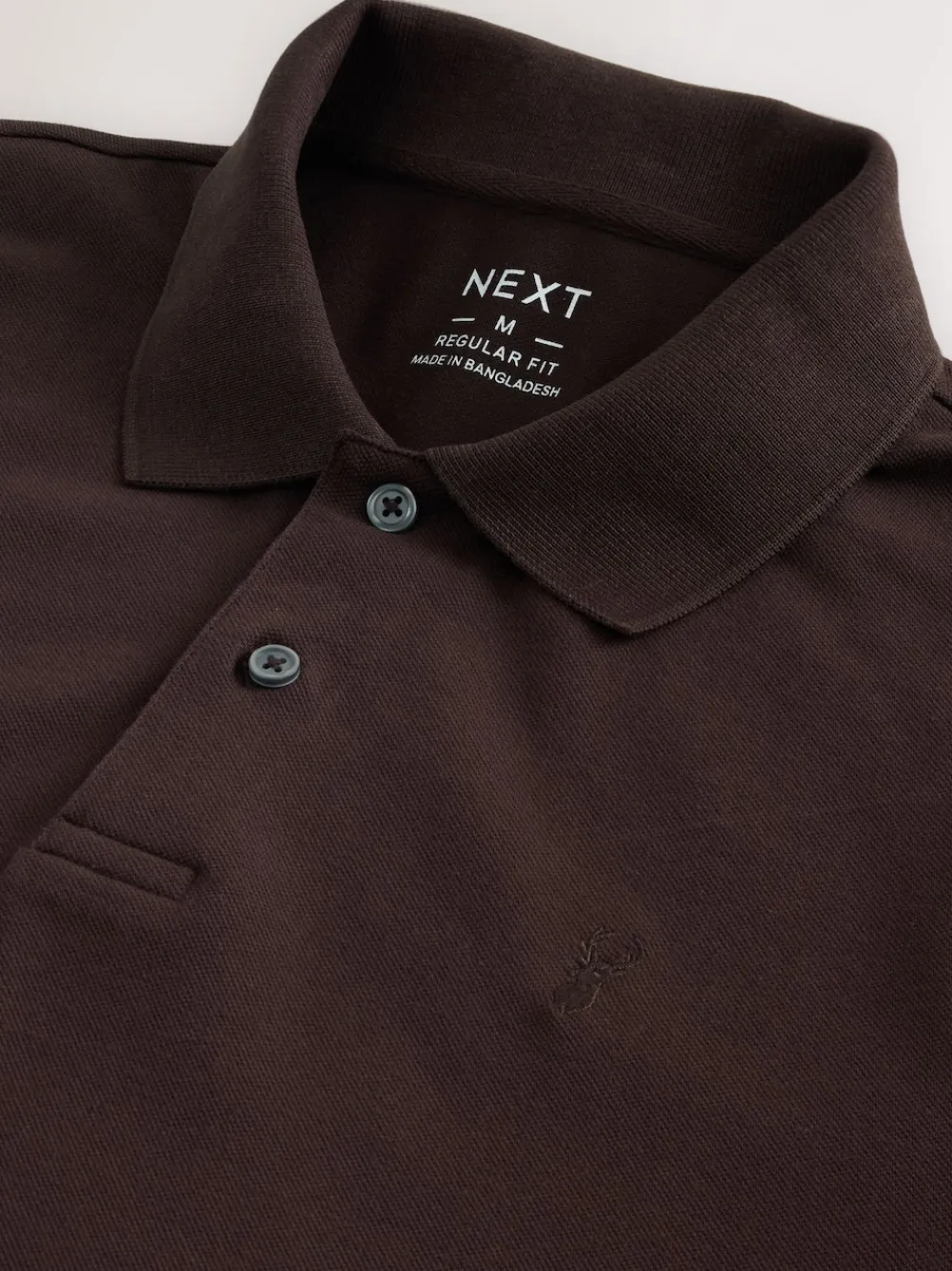 Best Next - Ajustement régulier - Polo Manches courtes Pique Marron