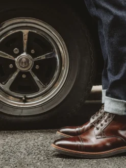 Base London Marron - Bottes Plymouth à Embout|Homme Bottes