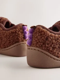 Best Next Marron - Chaussons Gruffalo à semelle coupée