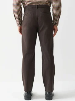 Clearance Next - Coupe ample - Pantalon chino stretch Marron