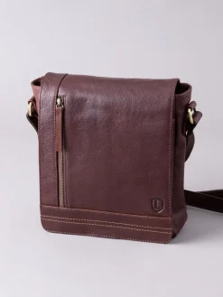 Discount Lakeland Leather Marron - Medium Keswick Messenger Bag