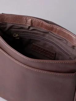 Discount Lakeland Leather Marron - Medium Keswick Messenger Bag