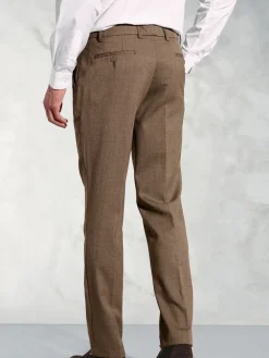 Clearance Brook Taverner - Pantalon en flanelle Marron