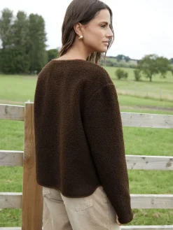 Hot Threadbare Marron - Borg Veste en laine polaire