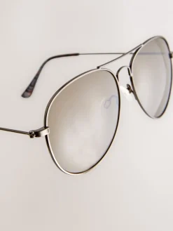 Best Next Marron chocolat - Lunettes de soleil aviateur classiques