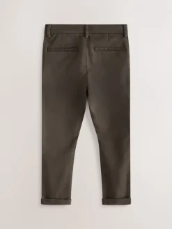 Outlet Next - Pantalon chino extensible (3-17ans) Marron chocolat