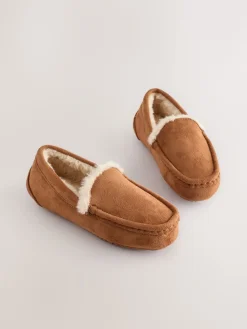 Clearance Next Marron fauve - Chaussons mocassins confortables