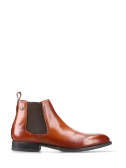 Base London Marron fauve brûlé - Bottines Whittle Chelsea|Homme Bottes
