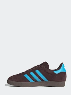 Discount adidas originals Marron/bleu - Gazelle Trainers