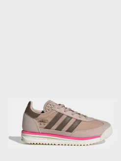 New adidas originals Marron/neutre - Baskets SL 72 RS à lacets élastiques