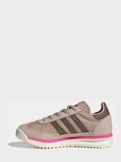 New adidas originals Marron/neutre - Baskets SL 72 RS à lacets élastiques