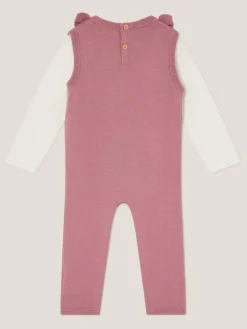 Clearance Monsoon ensemble bébé haut et salopette en maille