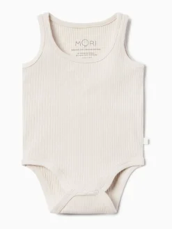 Mori Body sans manches côtelé super doux| Bodies Et Débardeurs