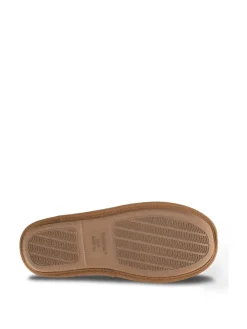 Totes Mules Isotoner en daim pour homme avec déperlant|Homme Chaussons