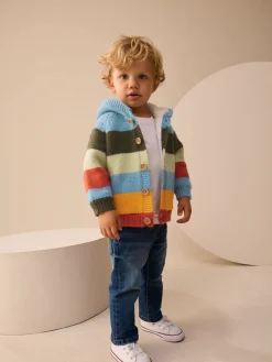 Online Next - Character Cardigan (3mths-7yrs) Multi Bright Stripe (multi-rayures lumineuses)