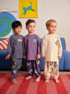 Best Next - Lot de 3 pyjamas oversize (9mois-10ans) Multicolore