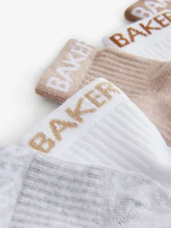 Baker by Ted Baker neutre - Bébé Chaussettes 5 Lot| Chaussettes Et Collants|Chaussettes