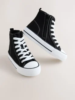 Outlet Next - À lacets High Top Trainers Noir